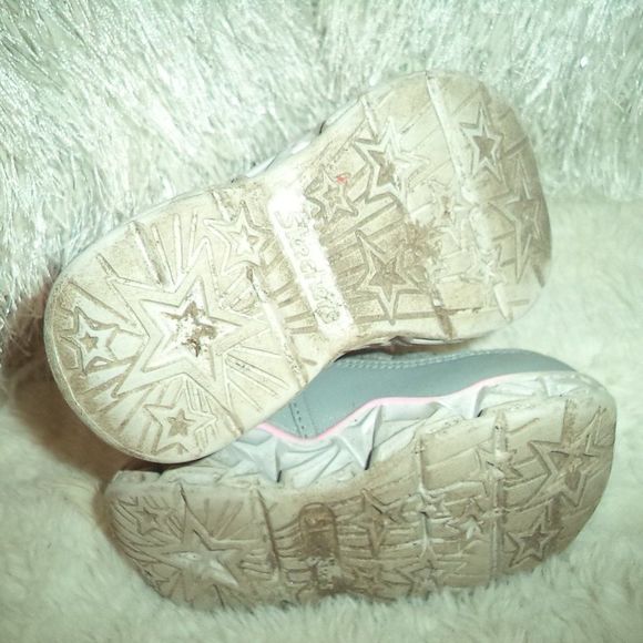 SKECHERS GALAXY LIGHTS STAR BRIGHTS WINTER SNOW BOOTS LINED TODDLER GIRLS SIZE 5 - Picture 8 of 8